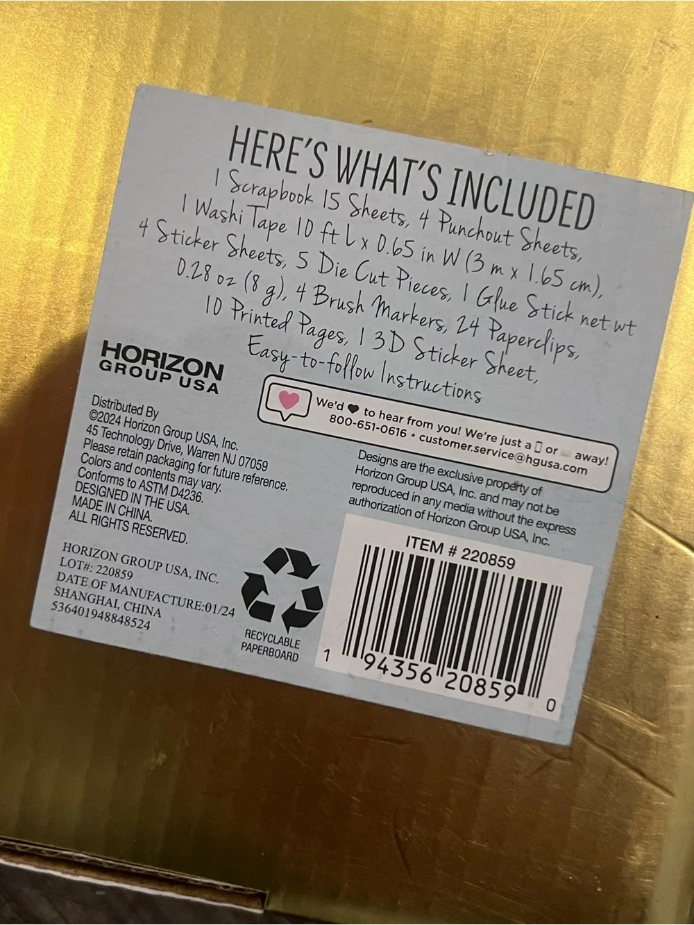 DIY Scrapbooking Set from the Target Line STMT.